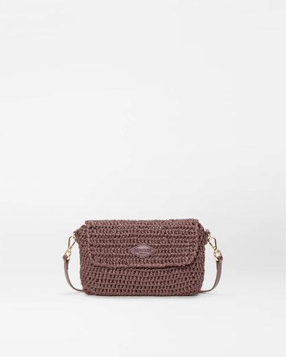 Crochet Convertible Crossbody Brown Crochet - MZ Wallace