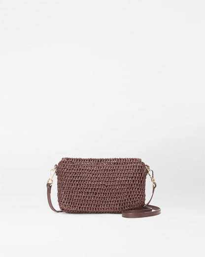 Crochet Convertible Crossbody Brown Crochet - MZ Wallace