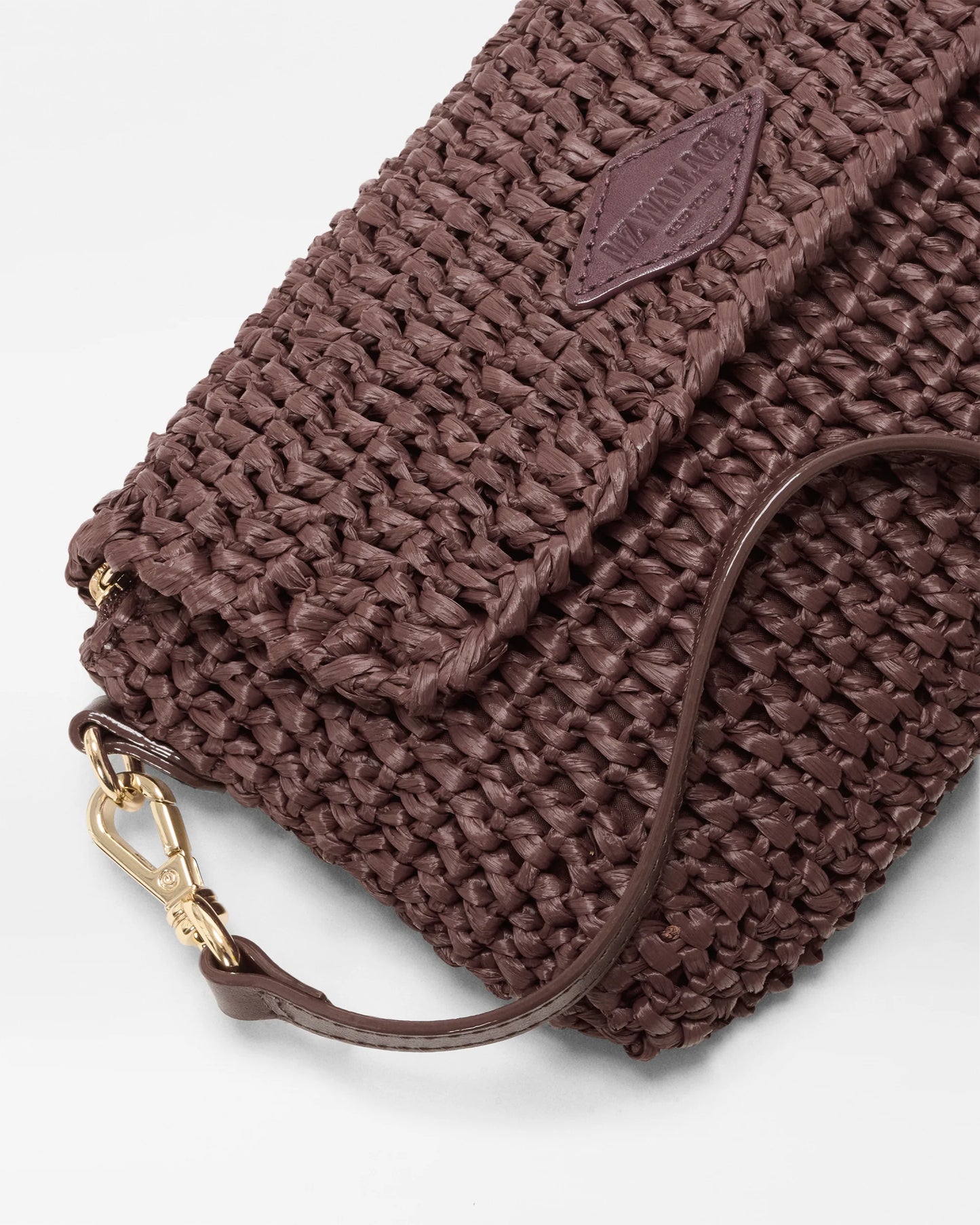 Crochet Convertible Crossbody Brown Crochet - MZ Wallace