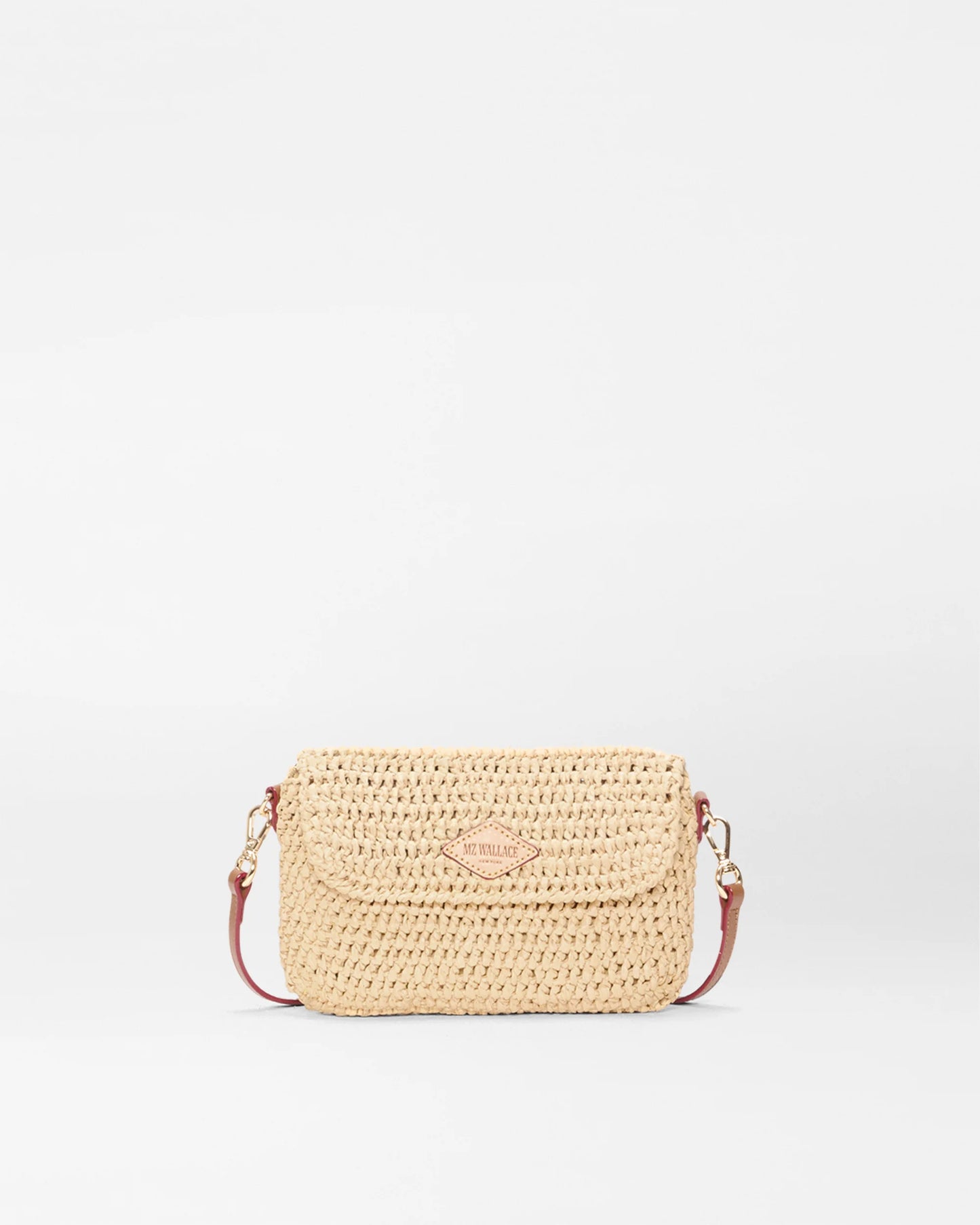 Crochet Convertible Crossbody Camel - MZ Wallace