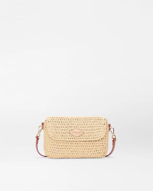 Crochet Convertible Crossbody Camel - MZ Wallace