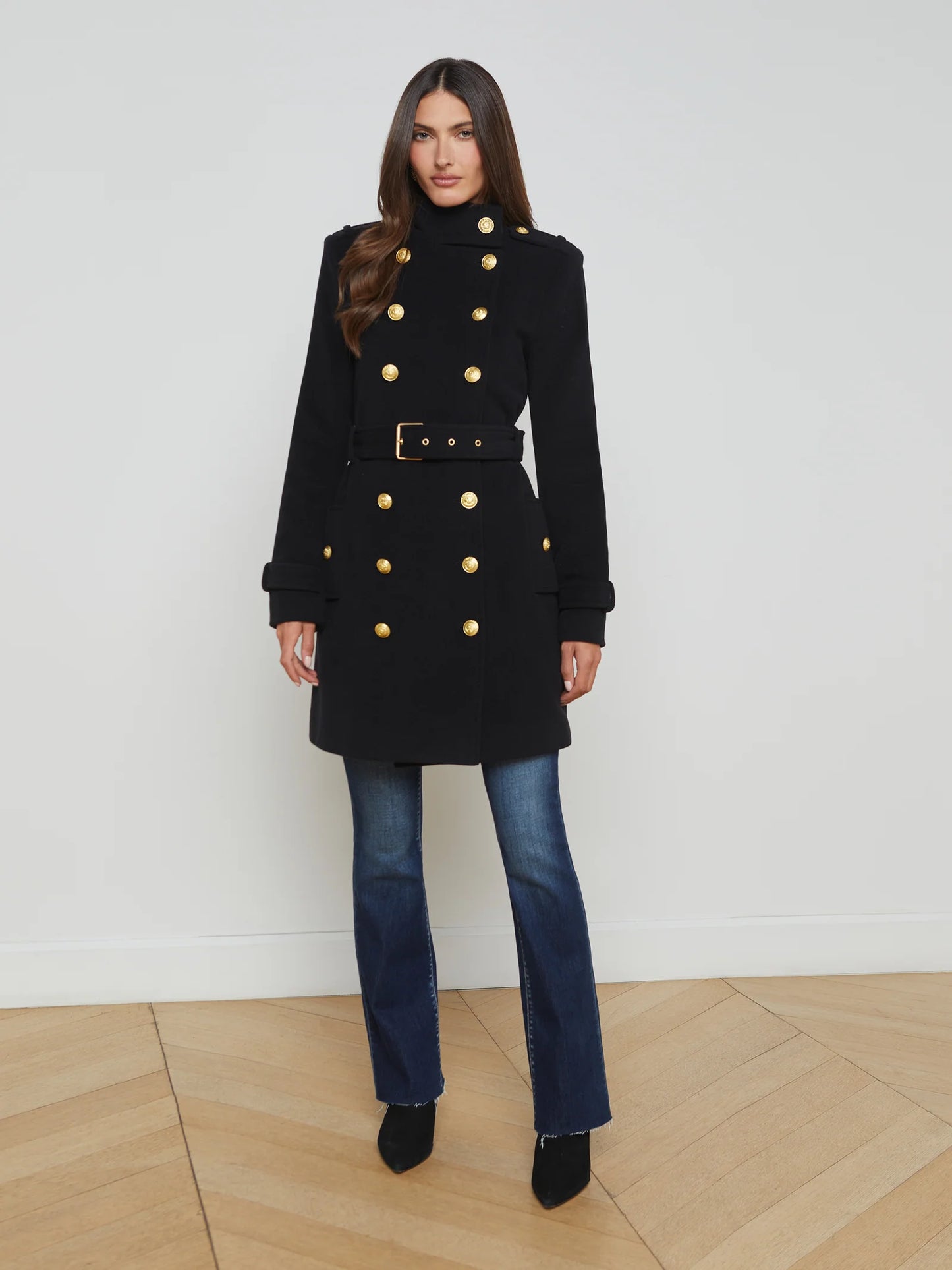 Nalini Coat Black - L'AGENCE