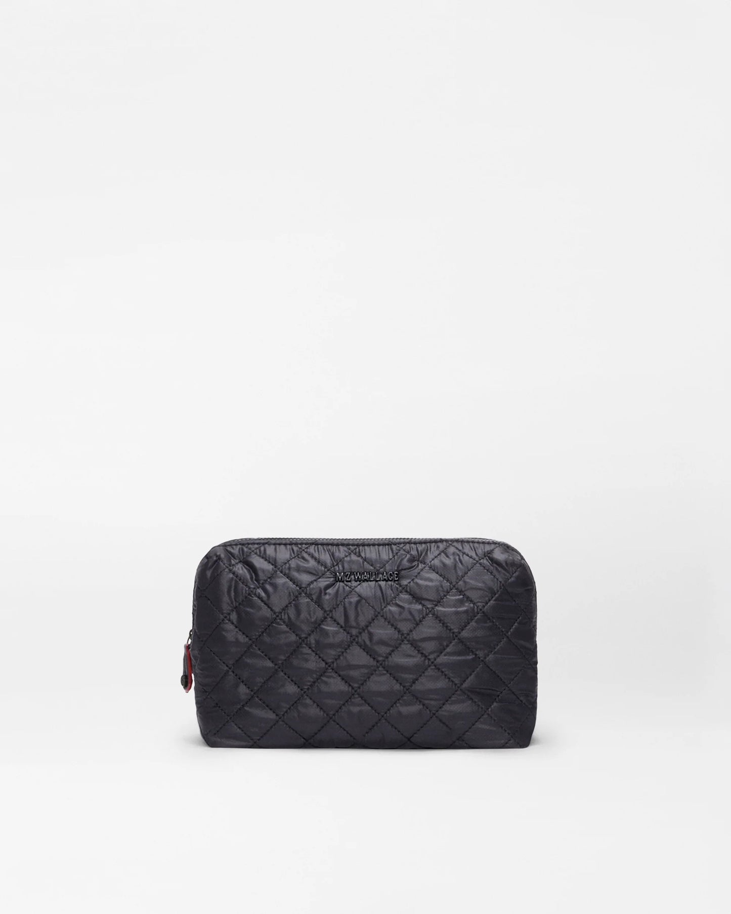 Medium Double Zip Cosmetic Black - MZ Wallace
