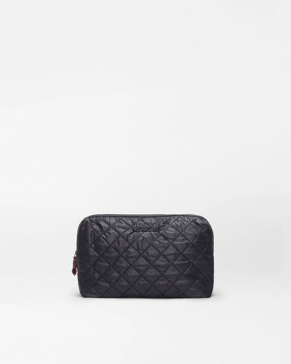 Medium Double Zip Cosmetic Black - MZ Wallace
