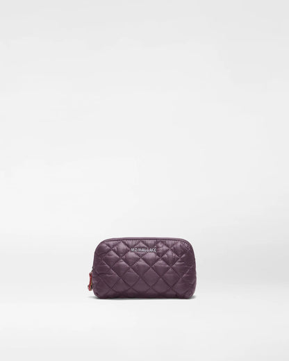 Small Double Zip Cosmetic Raisin - MZ Wallace