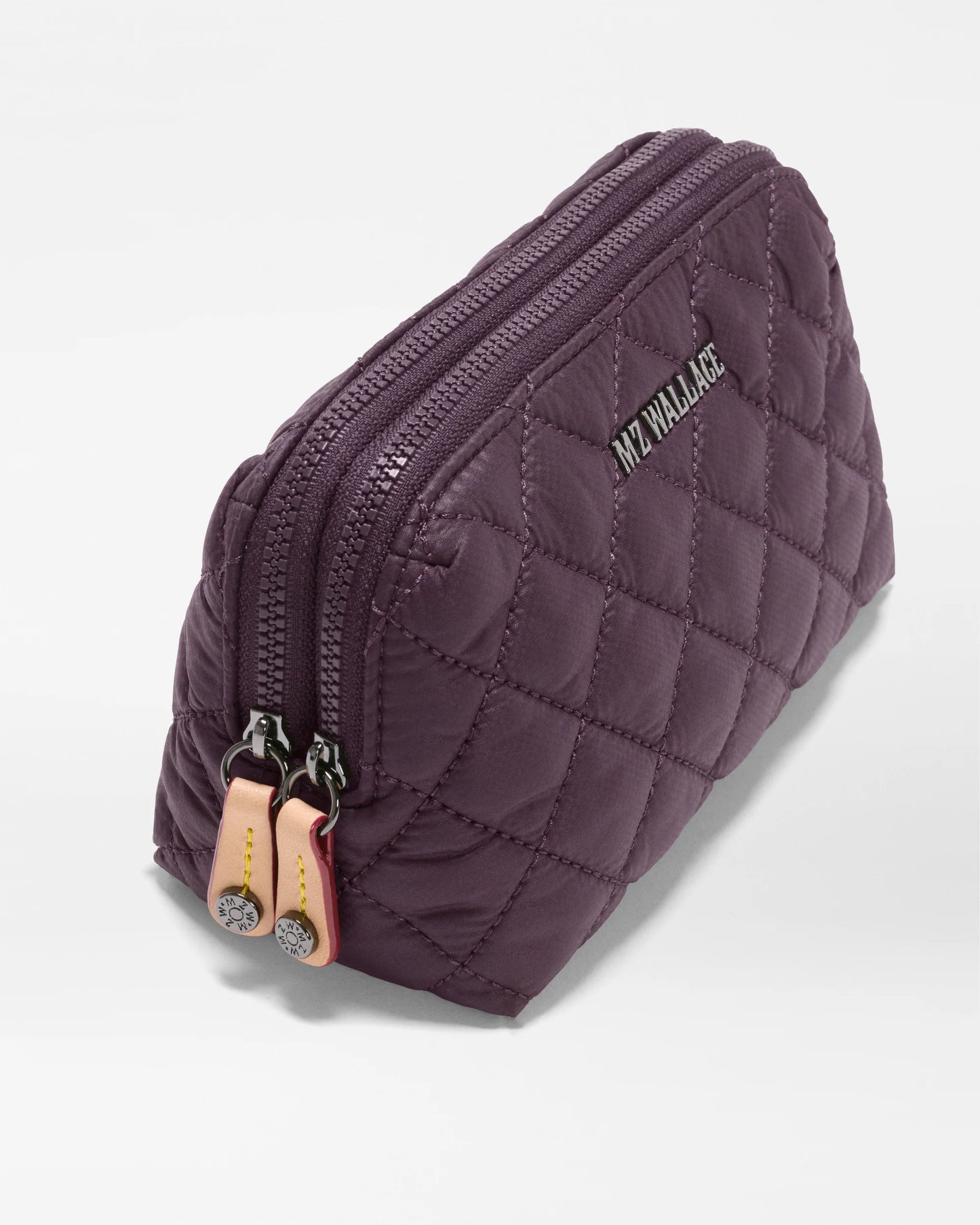 Small Double Zip Cosmetic Raisin - MZ Wallace