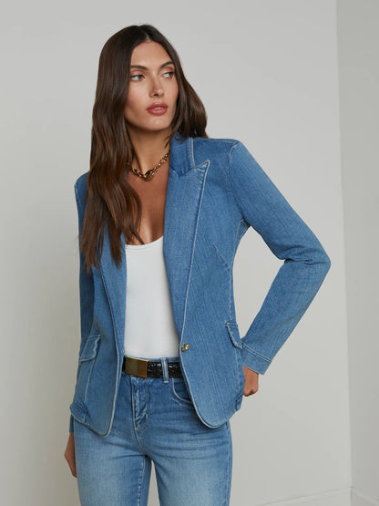 Baldwin Denim Blazer Provo - L'AGENCE