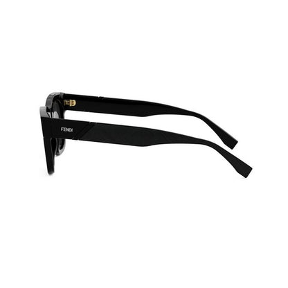Fendi Diagonal FF Sunglasses Black - FENDI