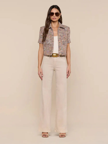 Chita Tweed Jacket Rainbow Tweed - L'AGENCE