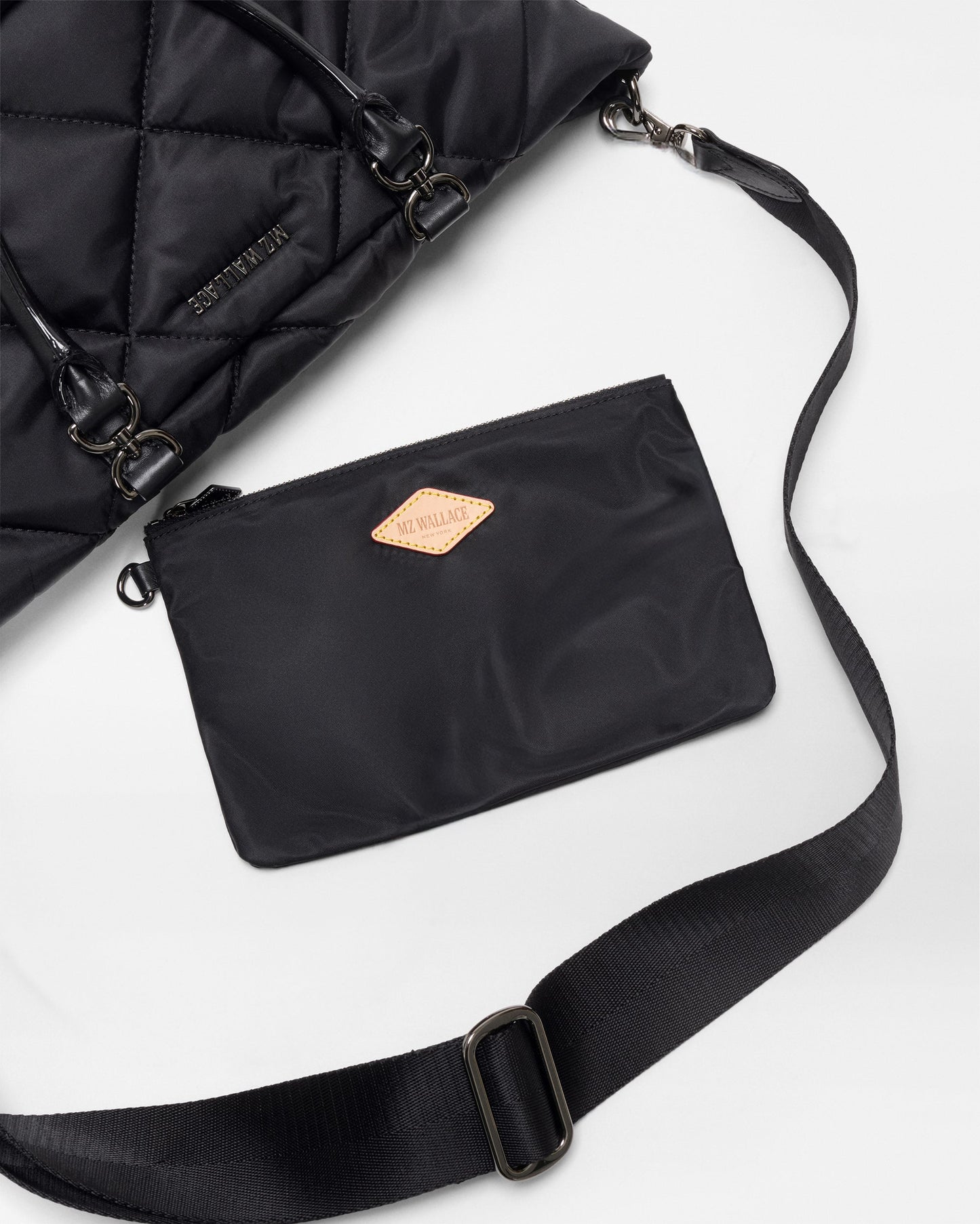 Small Madison E/W Tote Black - MZ Wallace