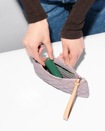 Flat Metro Wristlet Quail - MZ Wallace