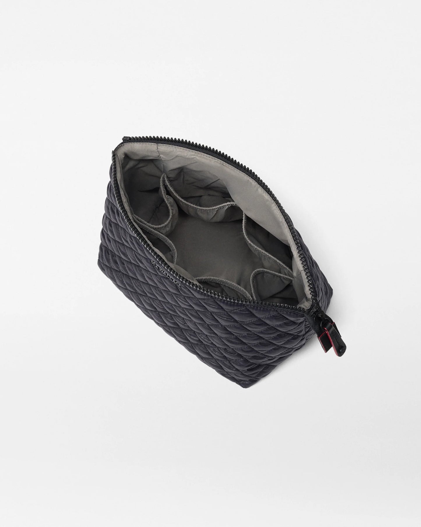 Zoey Large Zip Pouch Black - MZ Wallace