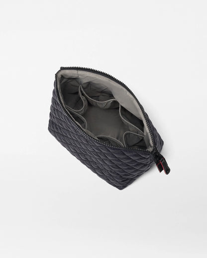 Zoey Large Zip Pouch Black - MZ Wallace