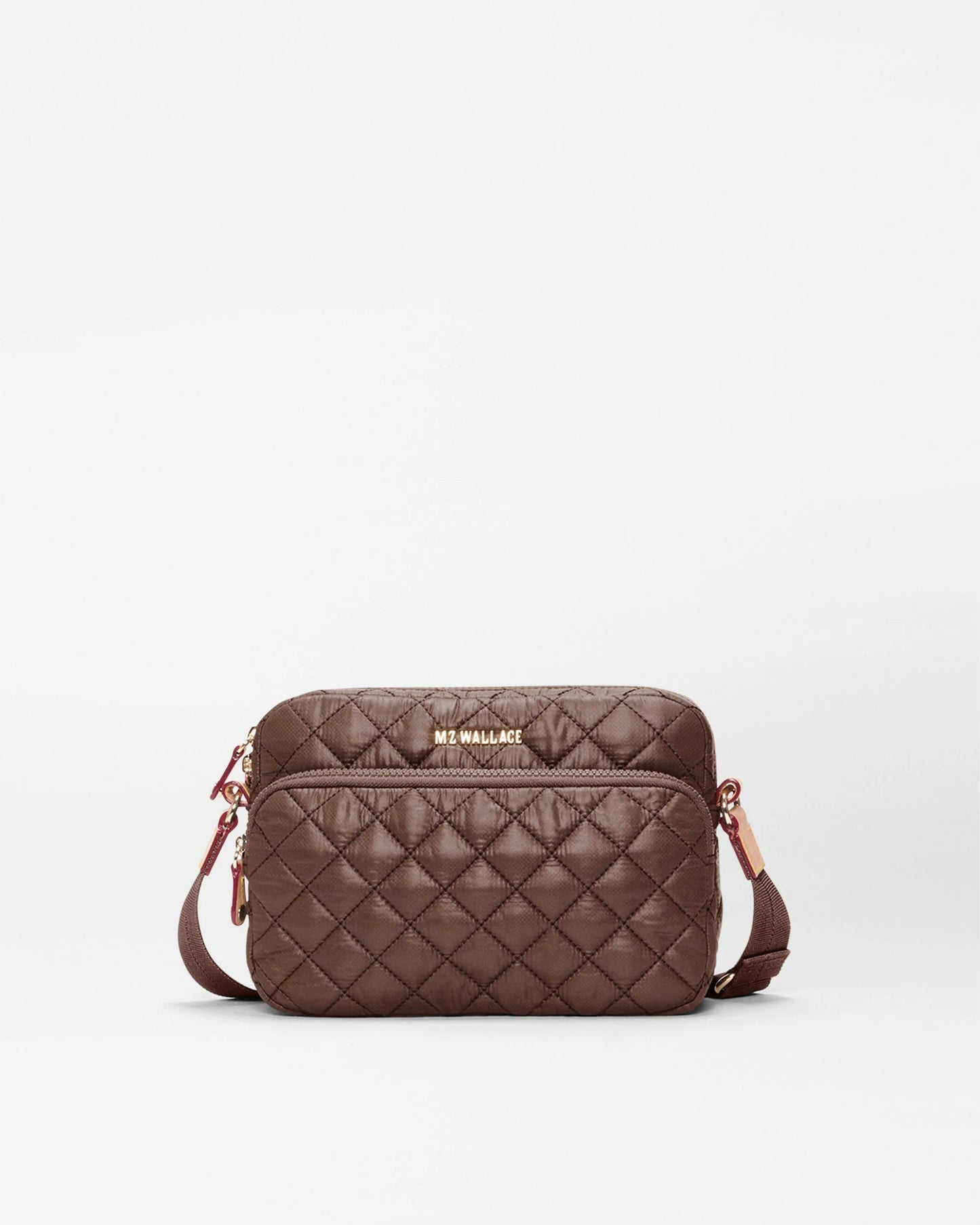 Small Metro Camera Crossbody Bag Walnut - MZ Wallace
