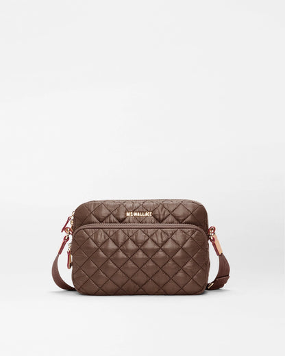 Small Metro Camera Crossbody Bag Walnut - MZ Wallace