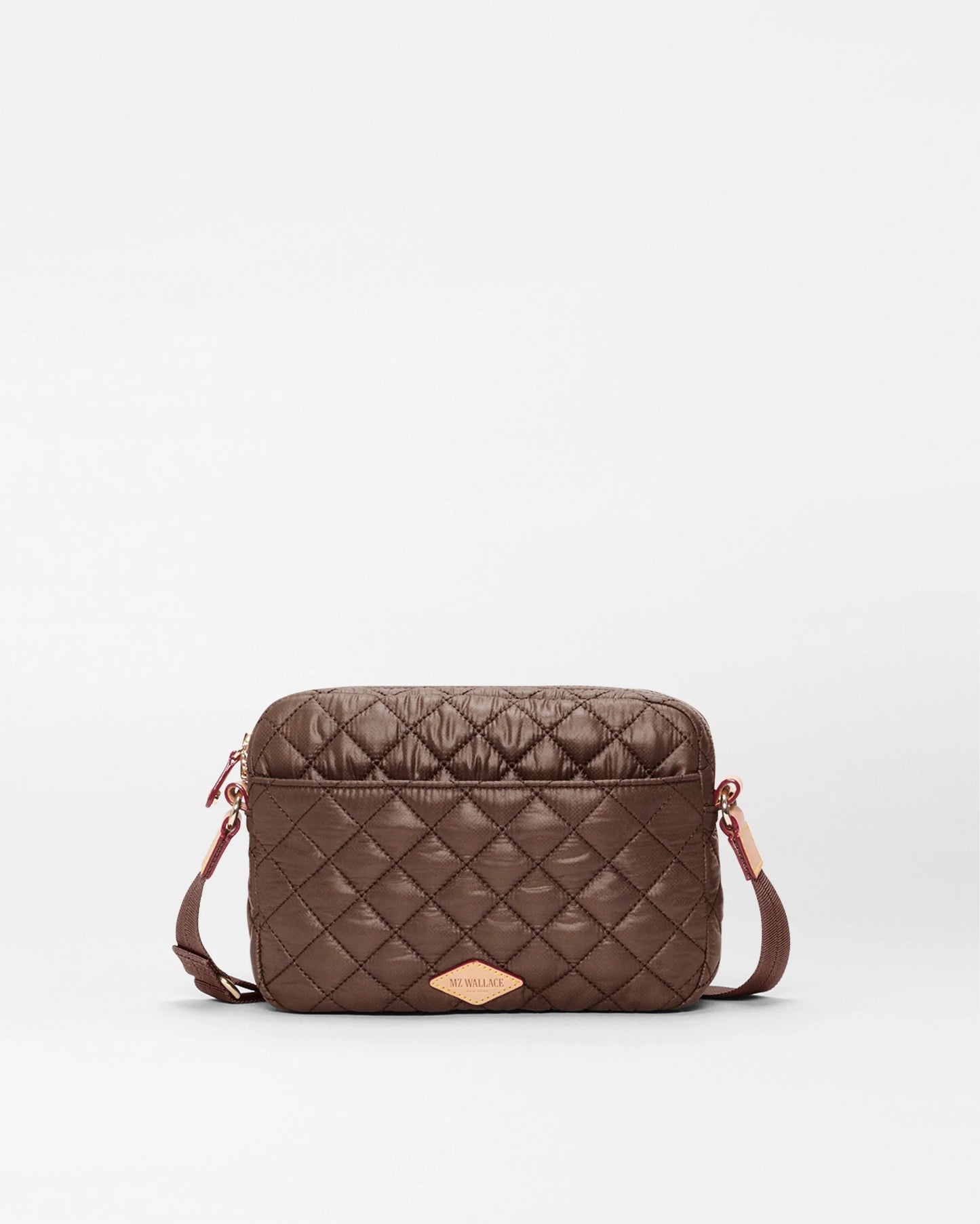 Small Metro Camera Crossbody Bag Walnut - MZ Wallace