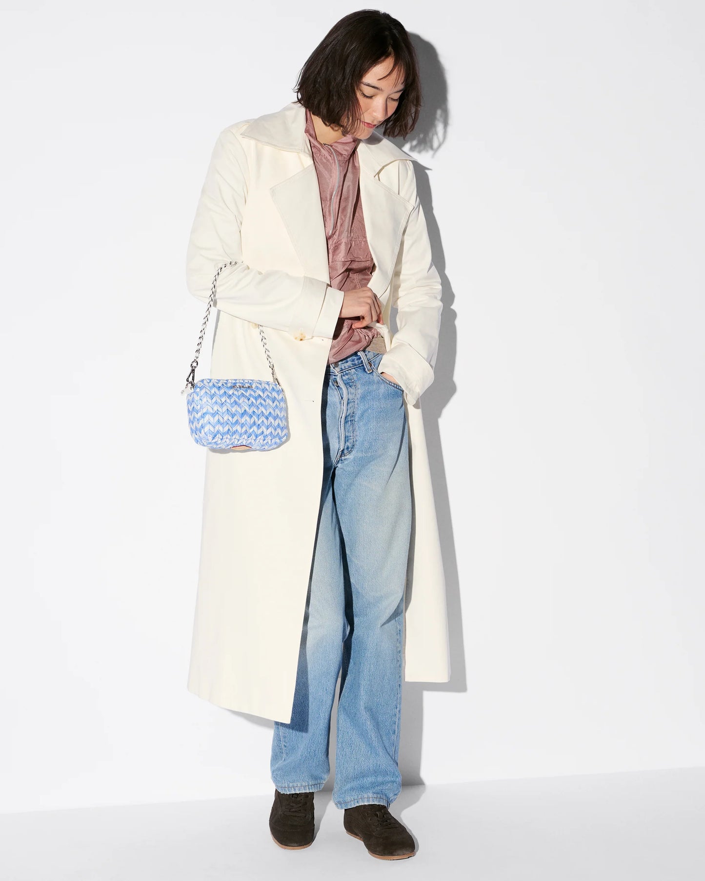 Mini Crosby Crossbody Porcelain Blue/Komon - MZ Wallace