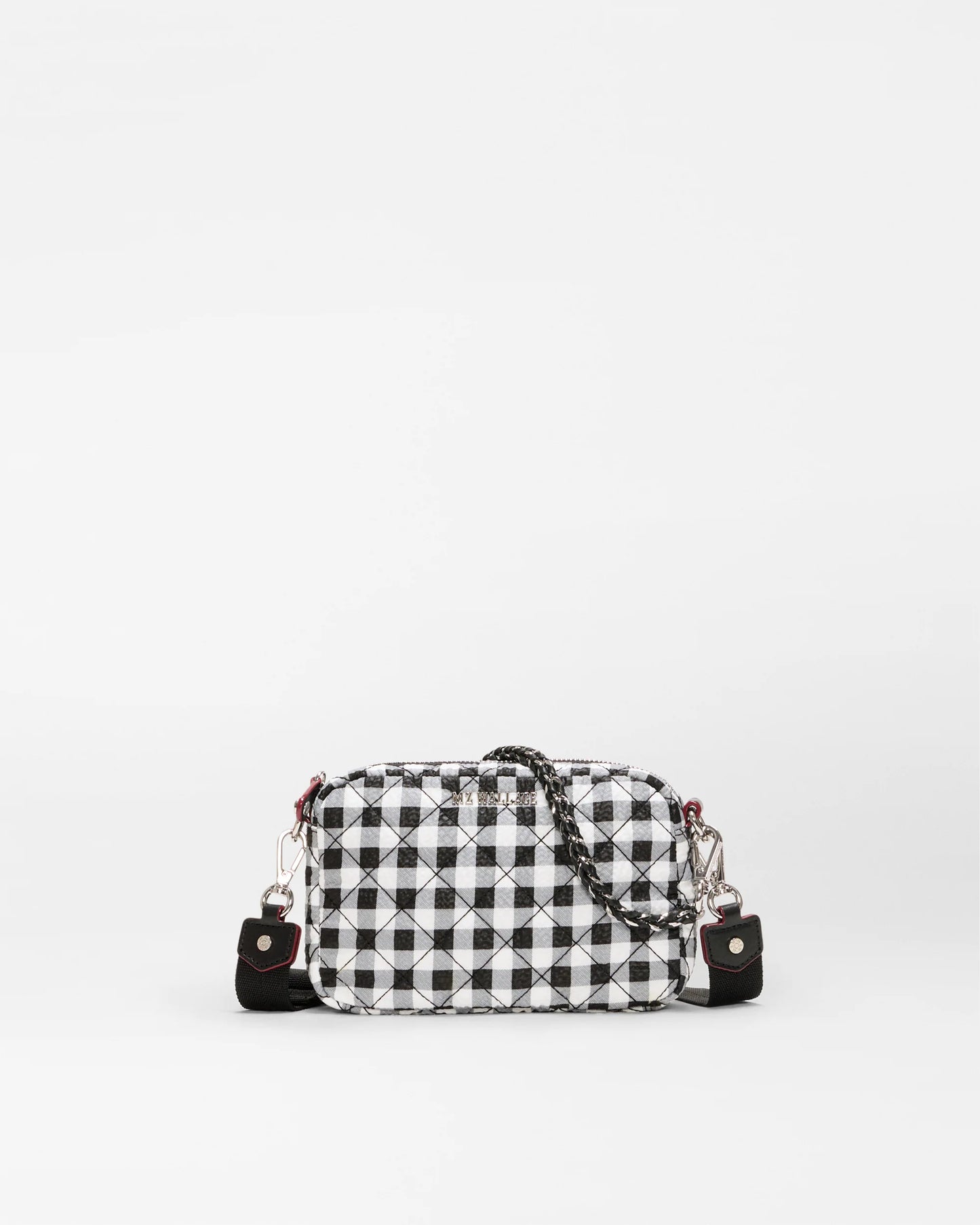 Mini Crosby Crossbody Black/White Gingham - MZ Wallace