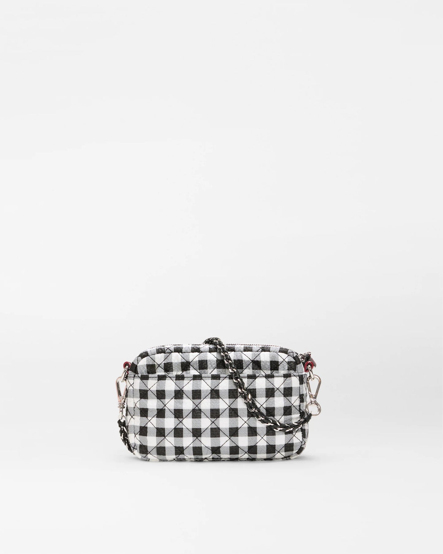 Mini Crosby Crossbody Black/White Gingham - MZ Wallace