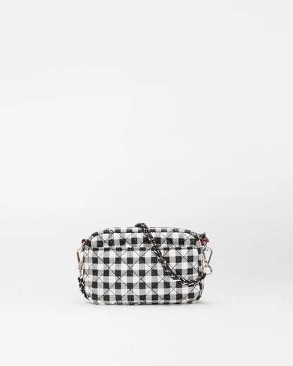 Mini Crosby Crossbody Black/White Gingham - MZ Wallace