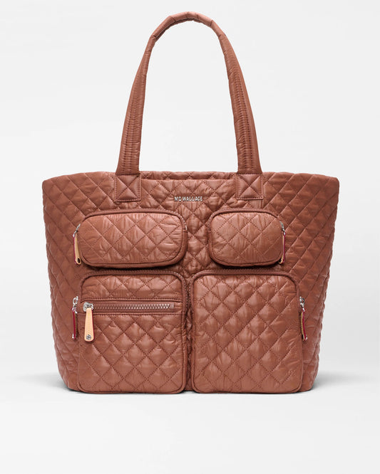 Large Metro Travel Tote Terracotta - MZ Wallace