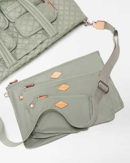 Large Metro Travel Tote Agave Green - MZ Wallace