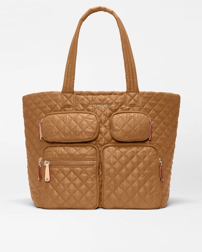 Large Metro Travel Tote Cognac - MZ Wallace