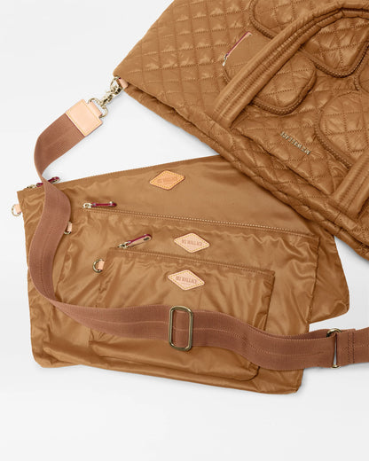 Large Metro Travel Tote Cognac - MZ Wallace