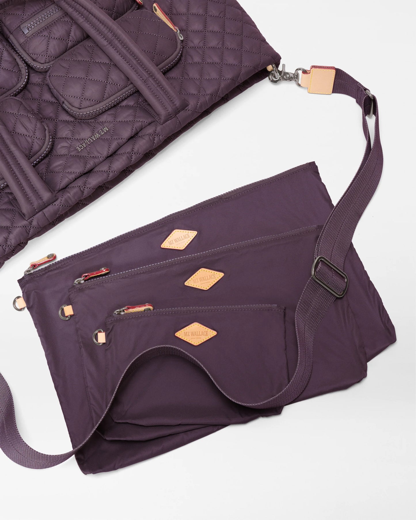 Large Metro Travel Tote Raisin - MZ Wallace