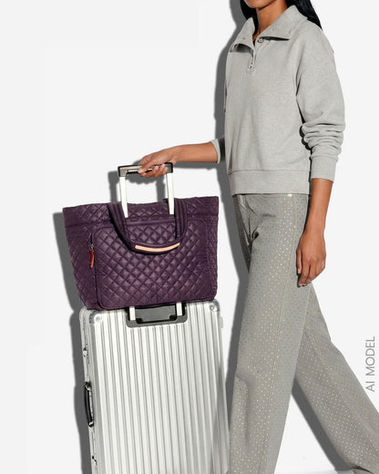 Large Metro Travel Tote Raisin - MZ Wallace