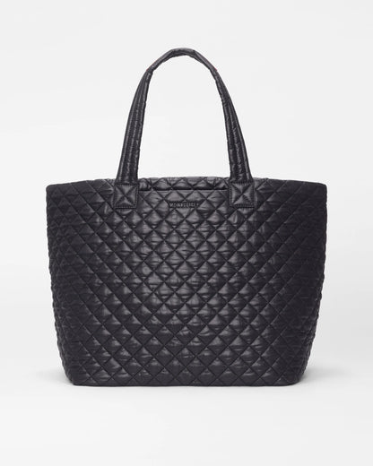 Large Metro Tote Deluxe Black - MZ Wallace