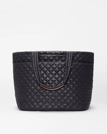 Large Metro Tote Deluxe Black - MZ Wallace