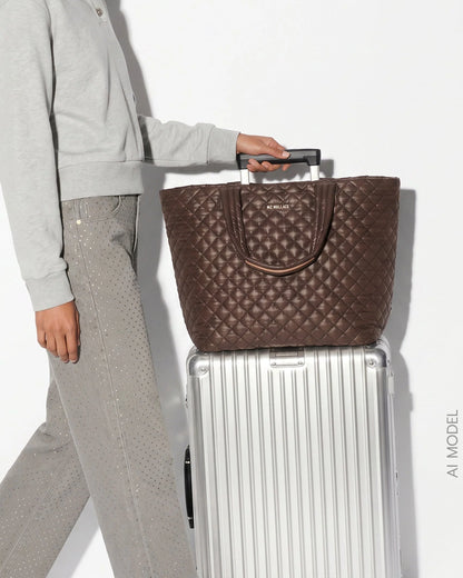 Large Metro Tote Deluxe Walnut - MZ Wallace