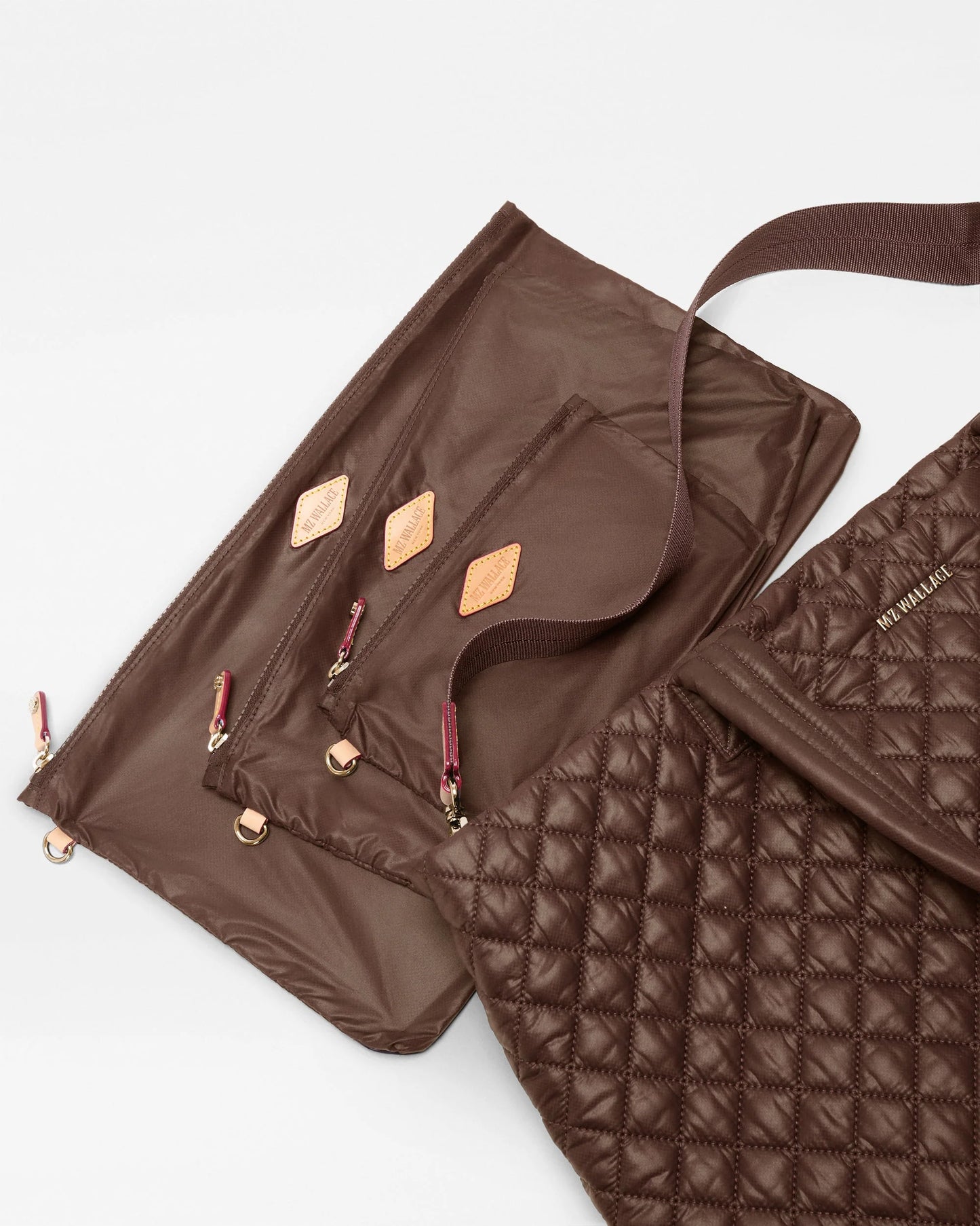 Large Metro Tote Deluxe Walnut - MZ Wallace