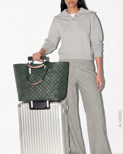 Large Metro Tote Deluxe Juniper - MZ Wallace