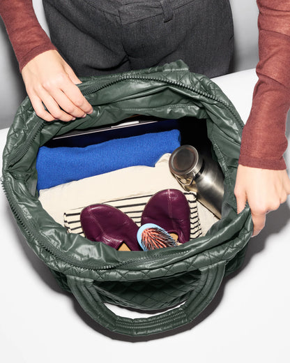 Large Metro Tote Deluxe Juniper - MZ Wallace
