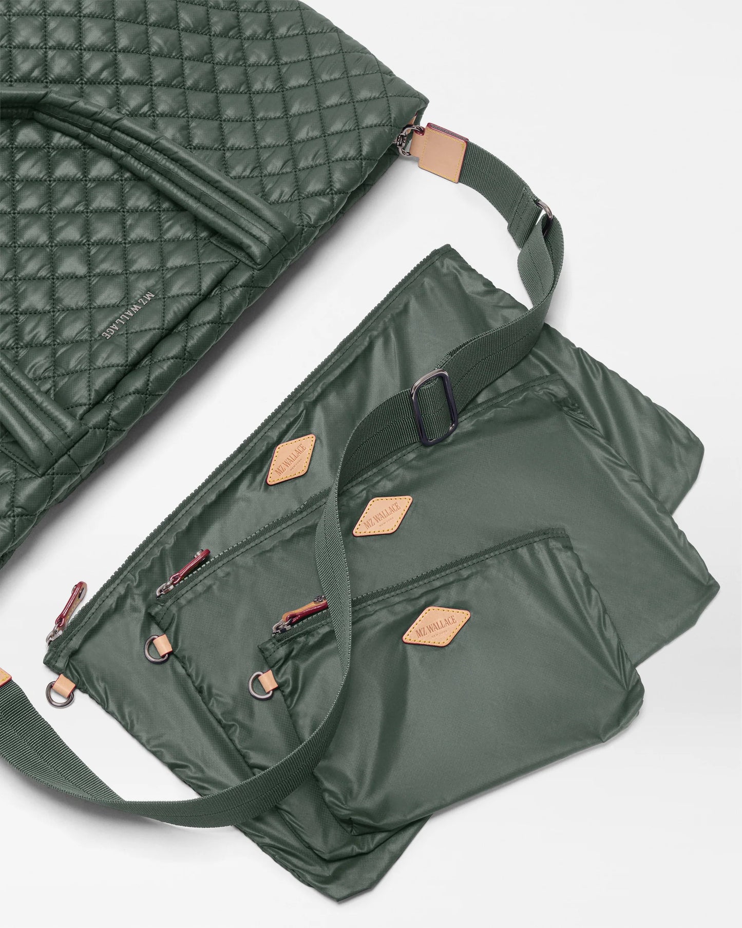 Large Metro Tote Deluxe Juniper - MZ Wallace