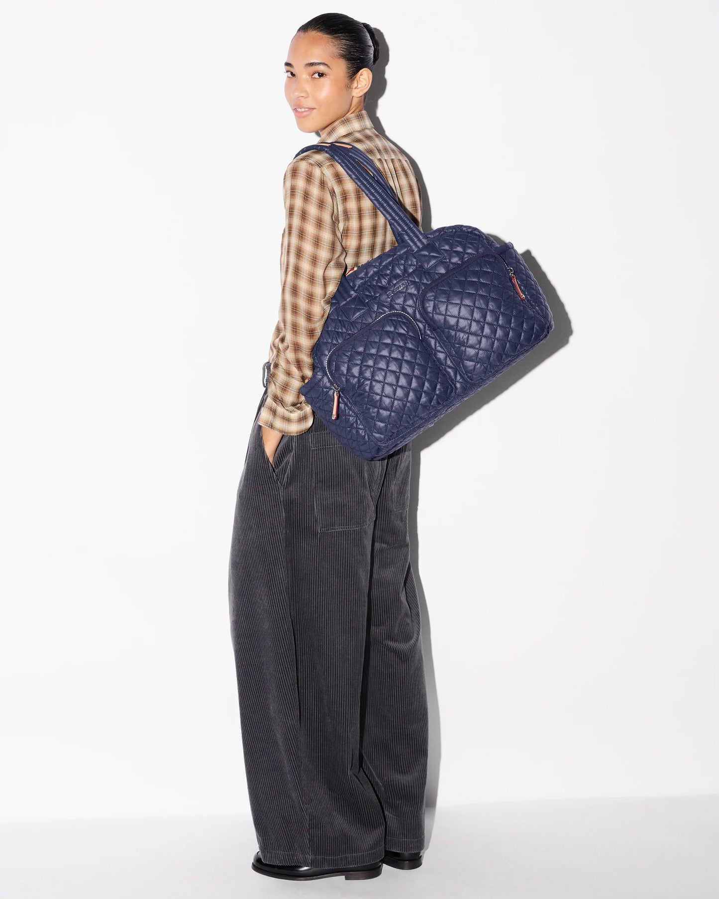 Nik Duffel Bag Dawn (Navy) - MZ Wallace