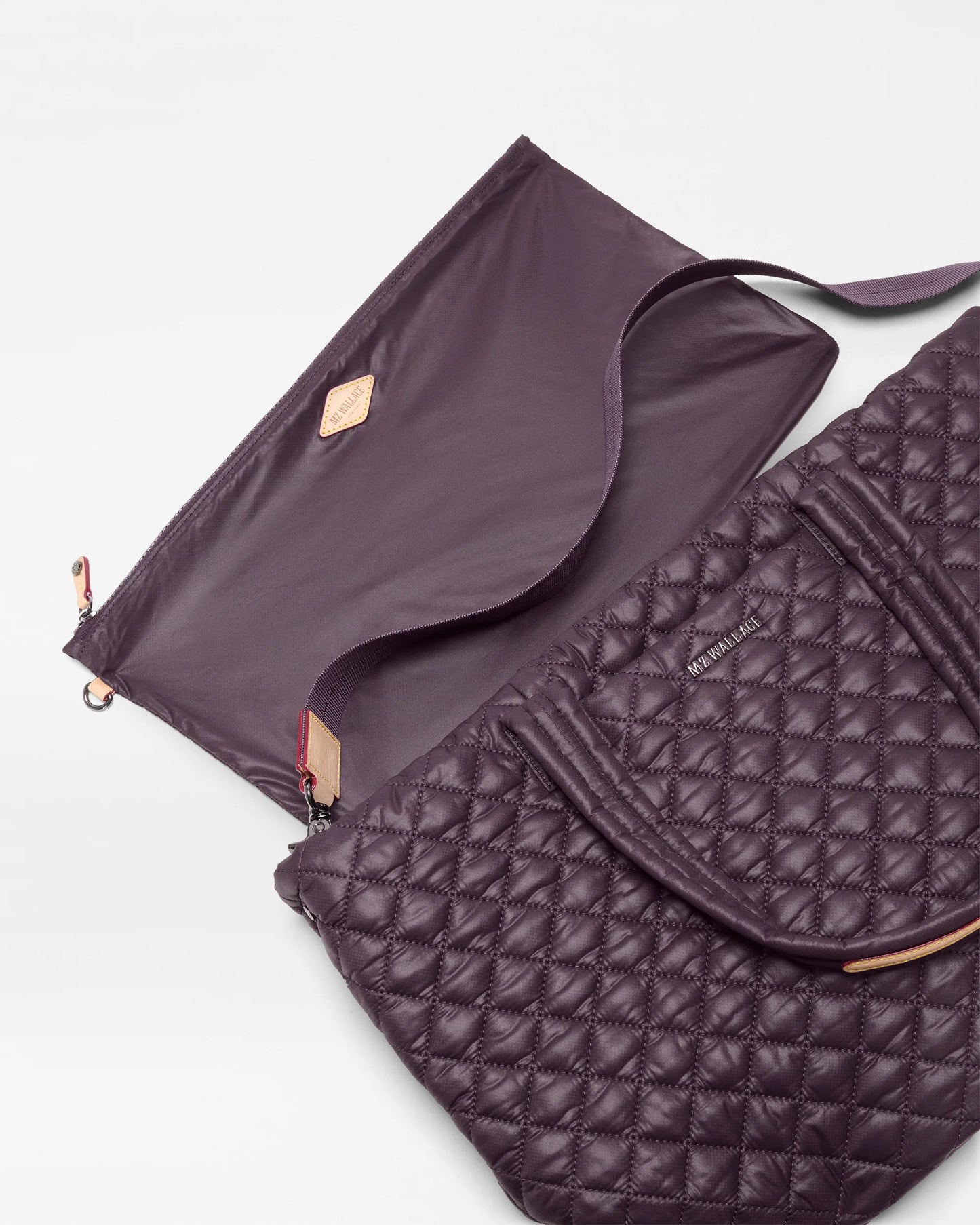 Medium Metro Tote Deluxe Raisin - MZ Wallace