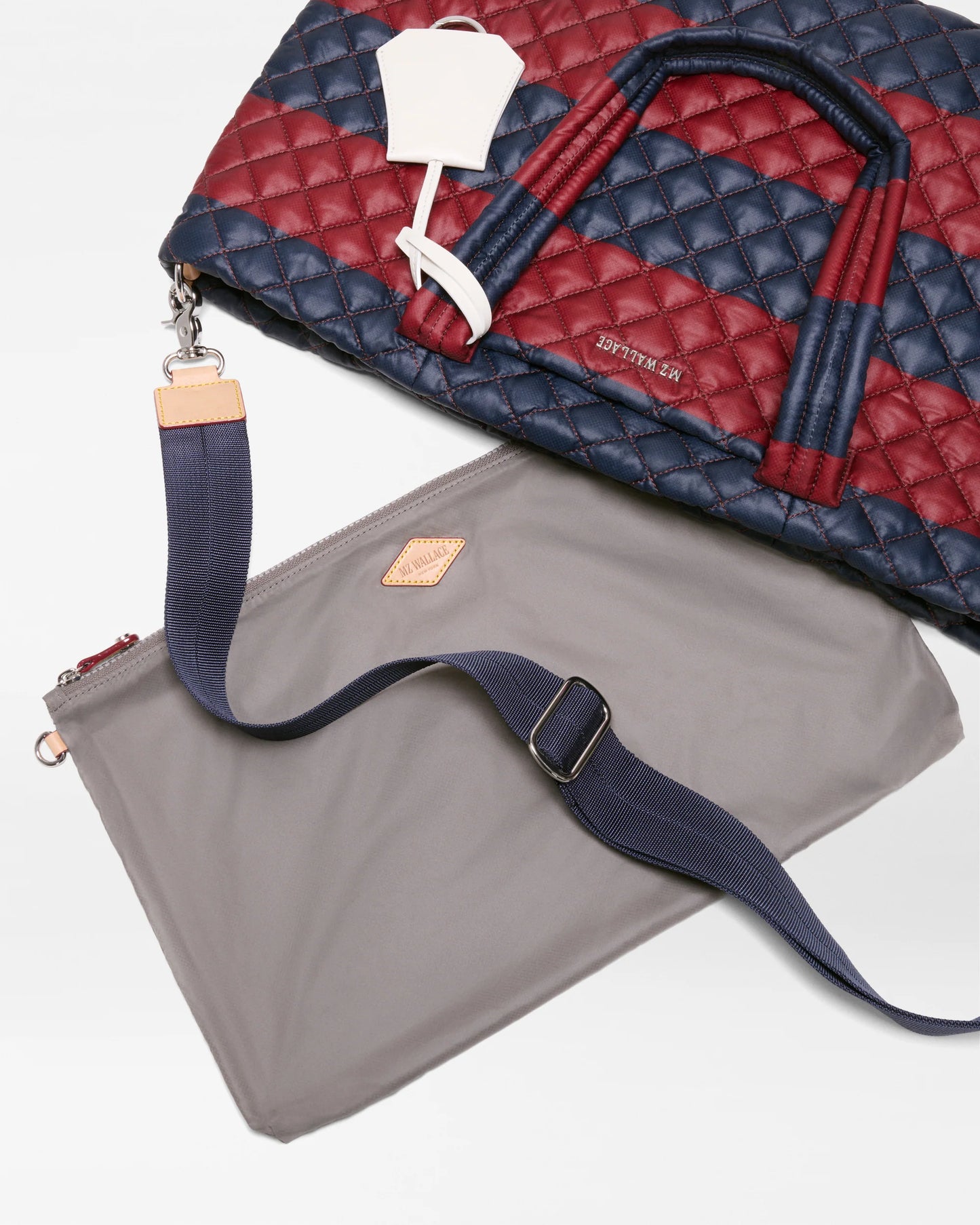 Medium Metro Tote Deluxe Rugby Stripe - MZ Wallace