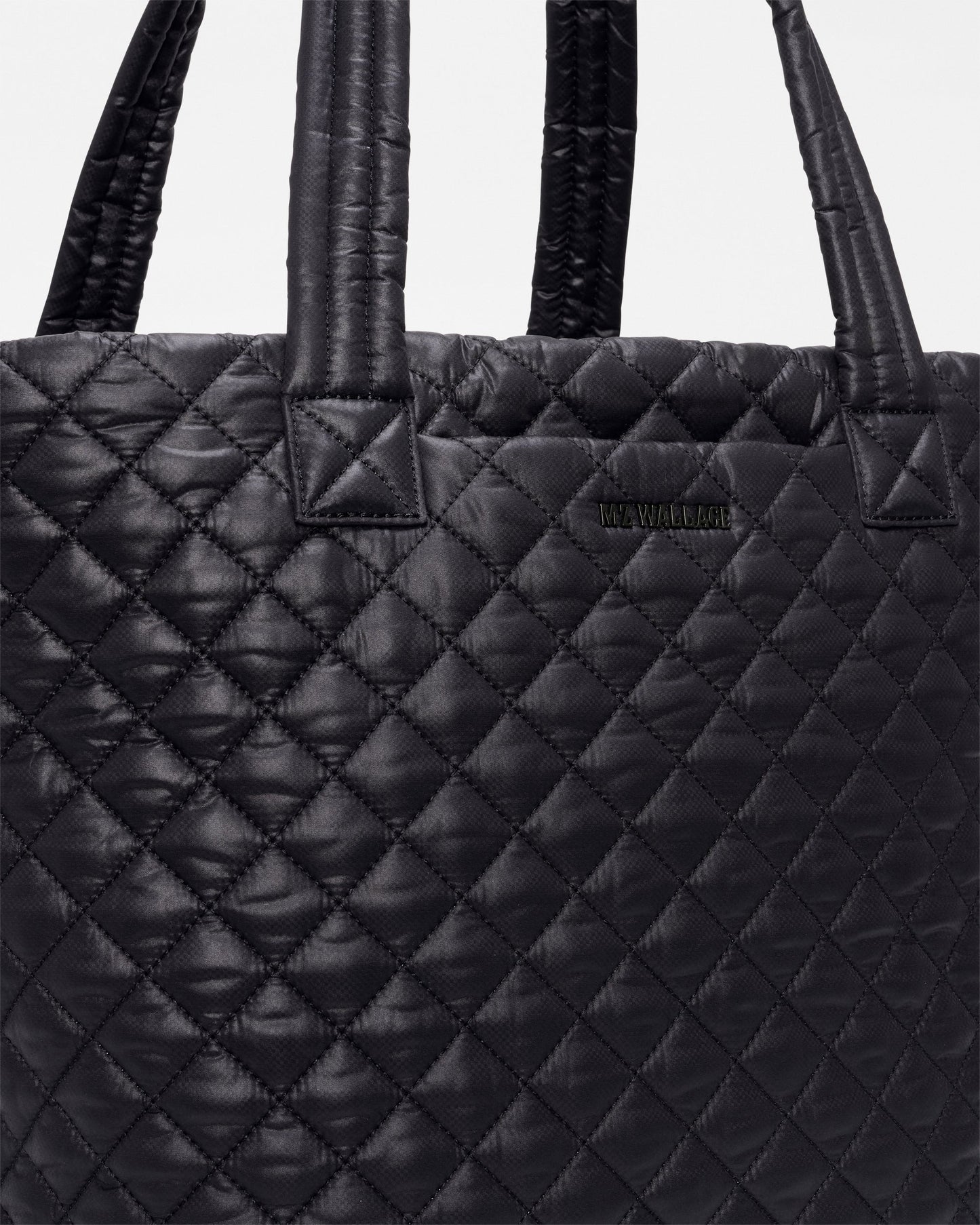 Medium Metro Tote Deluxe Black - MZ Wallace
