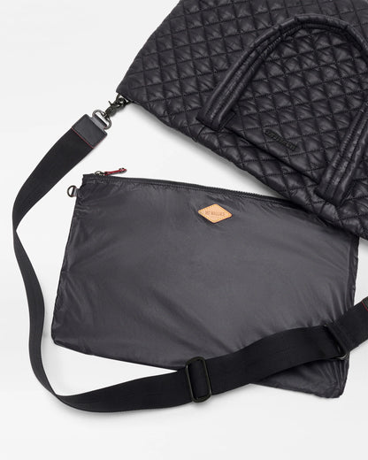 Medium Metro Tote Deluxe Black - MZ Wallace