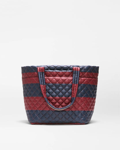 Medium Metro Tote Deluxe Rugby Stripe - MZ Wallace