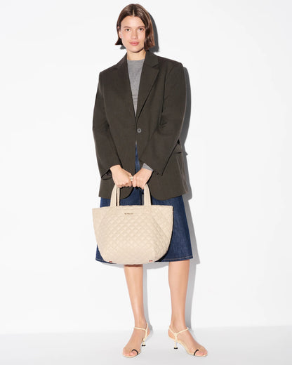 Small Metro Tote Deluxe Buff - MZ Wallace