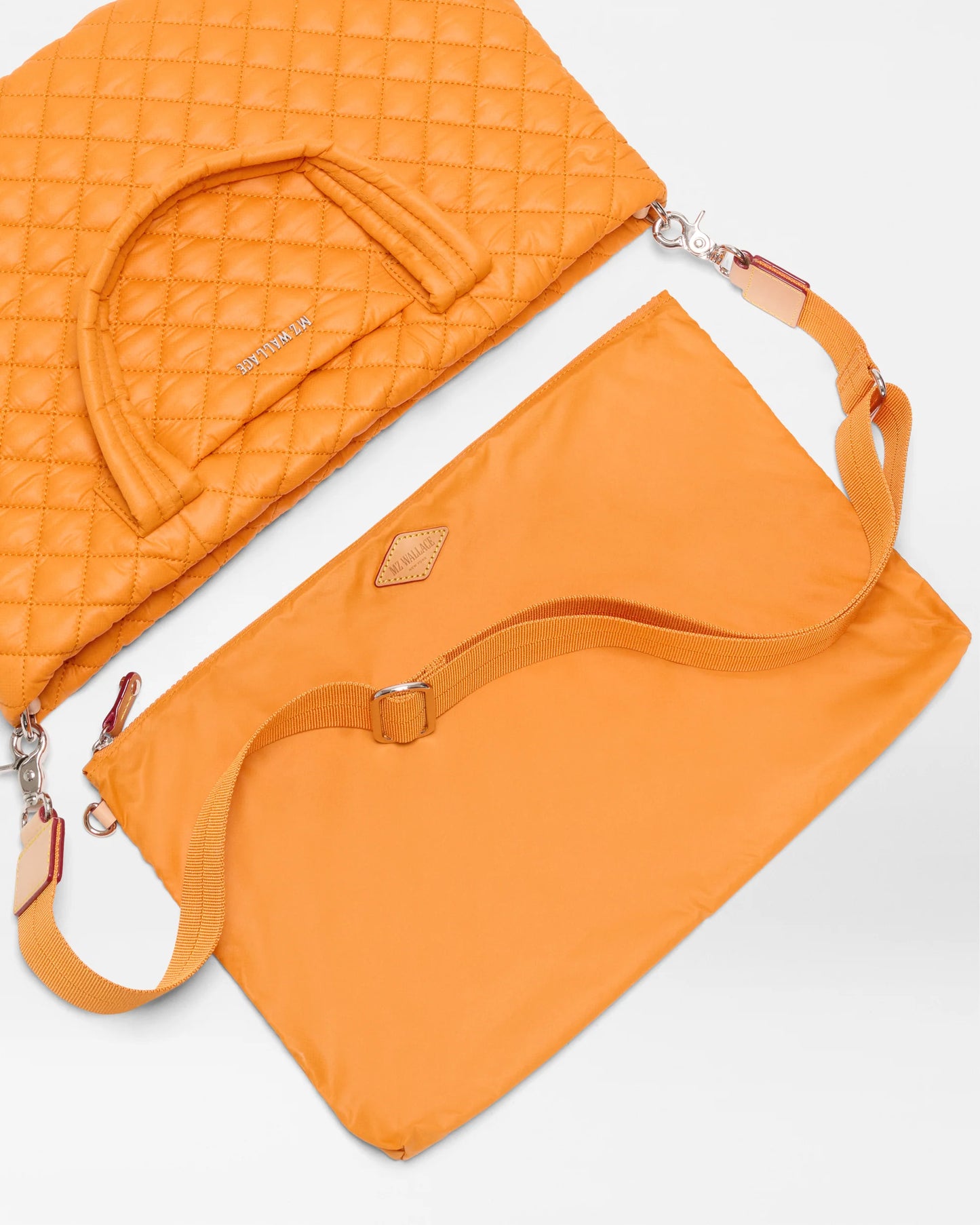 Small Metro Tote Deluxe Sunset Orange - MZ Wallace