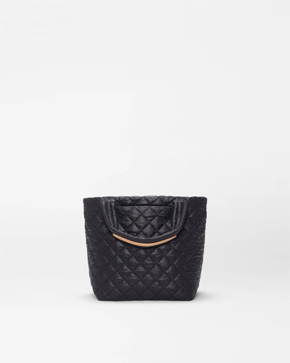 Mini Metro Tote Deluxe Black - MZ Wallace
