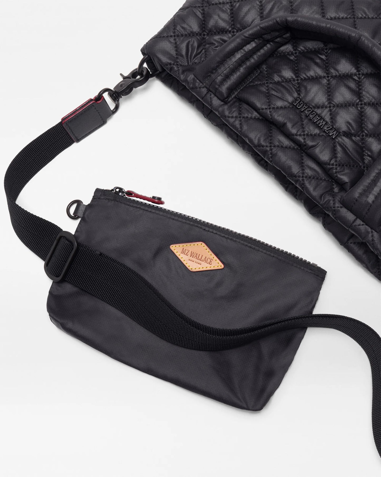 Mini Metro Tote Deluxe Black - MZ Wallace