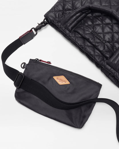 Mini Metro Tote Deluxe Black - MZ Wallace