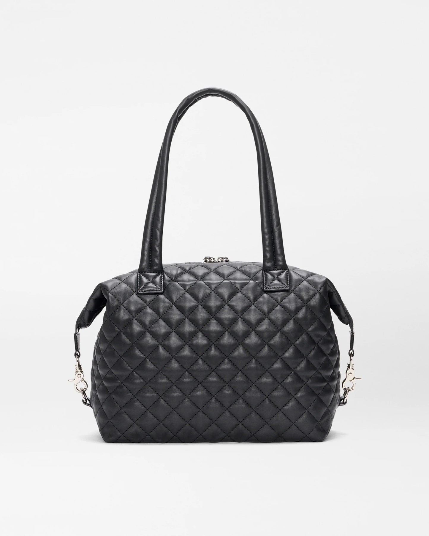 Medium Sutton Deluxe Black Quilted Leather - MZ Wallace