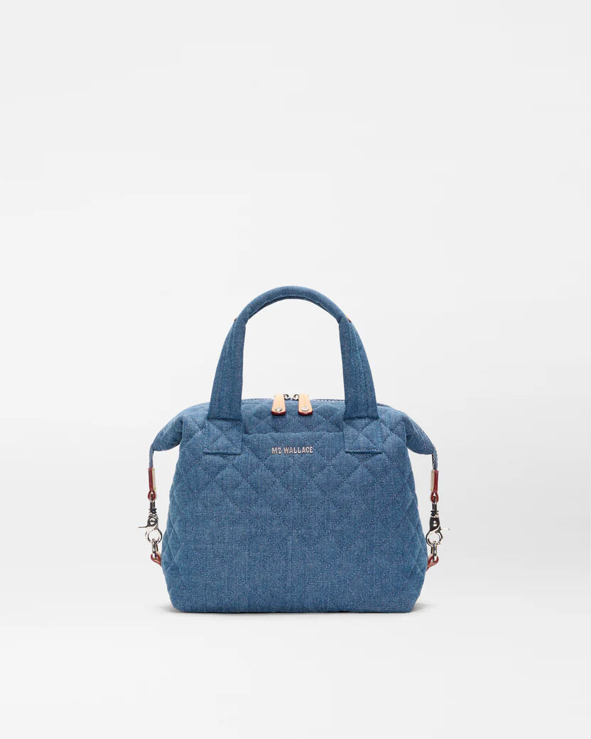 Small Sutton Deluxe True Blue Denim - MZ Wallace